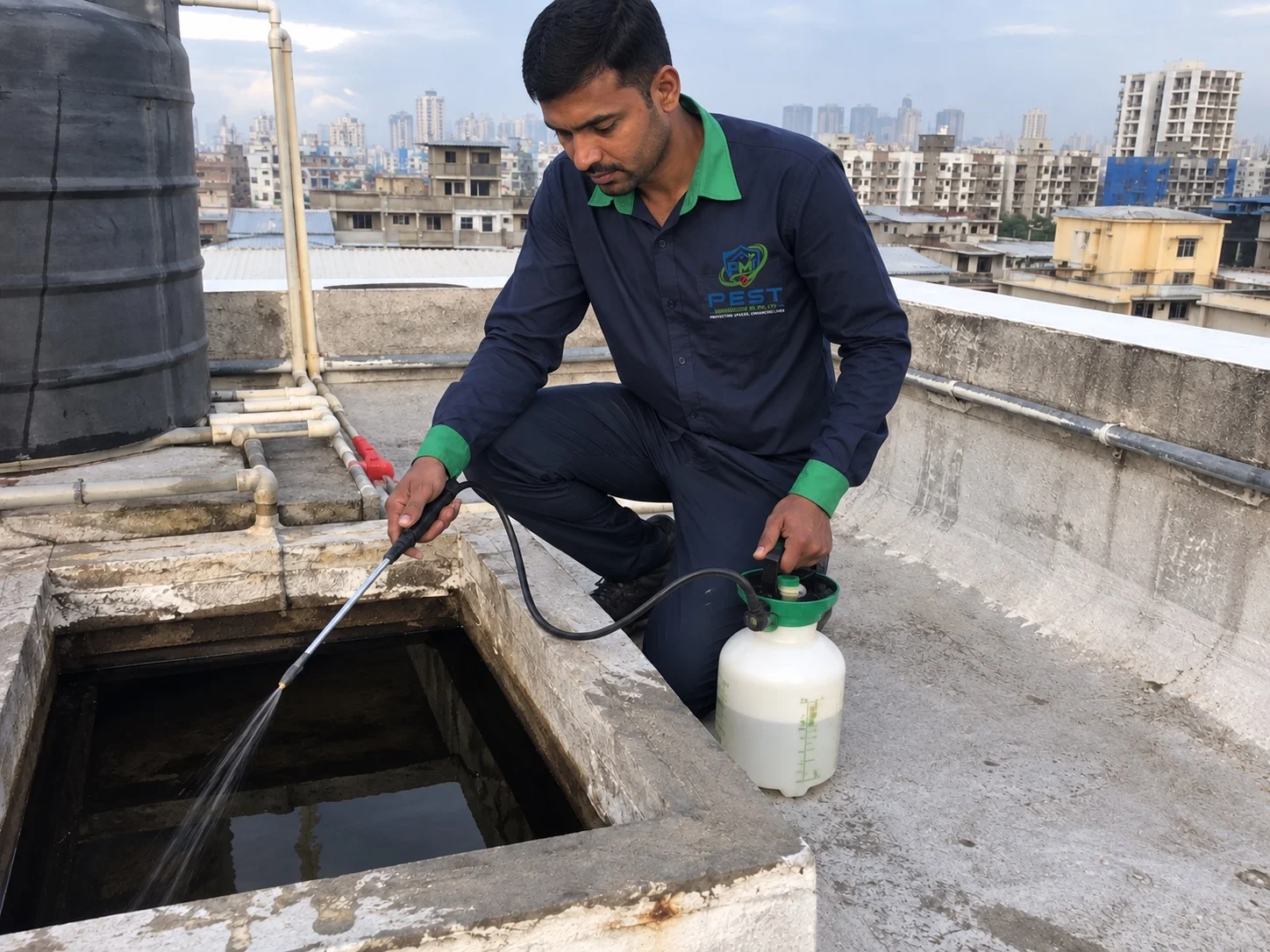 Larvicidal Site Spray — Mosquito Control in Mumbai, Thane and Navi Mumbai